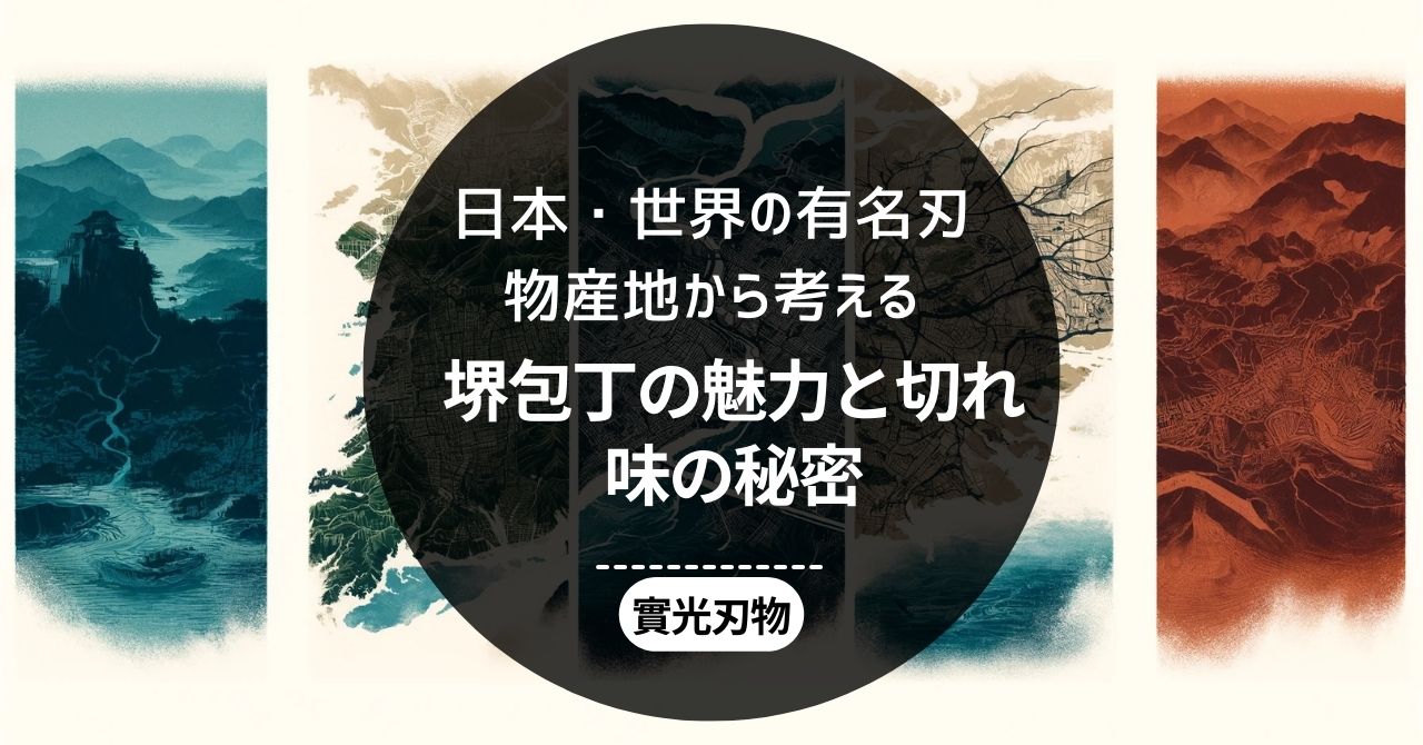 日本・世界の有名刃物産地から考える：堺包丁の魅力と切れ味の秘密 - 包丁ラボ 堺實光